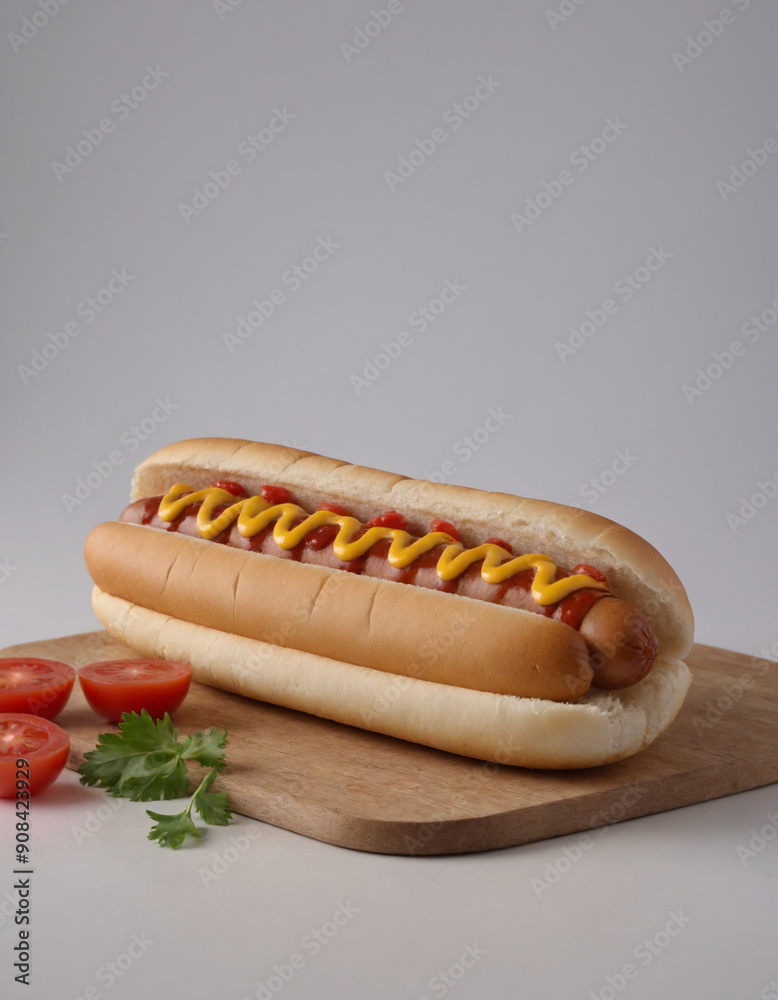hot dog with mustard hot dog with mustard