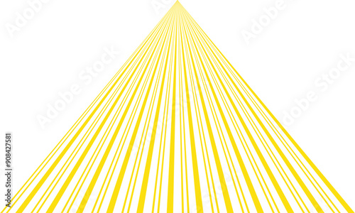 abstract simple vertical yellow triangle line pattern can be used background.