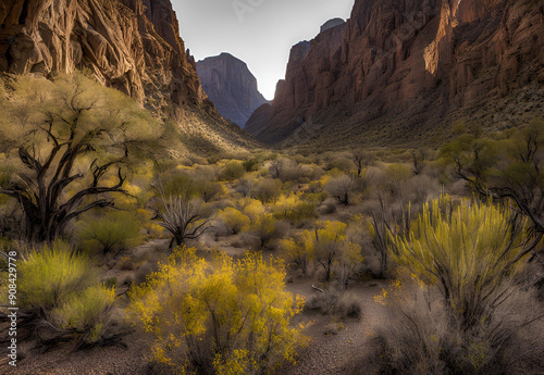 grand canyon national park.AI generated