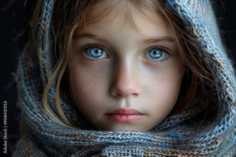 A Little Girl with Blue Eyes A Little Girl with Blue Eyes