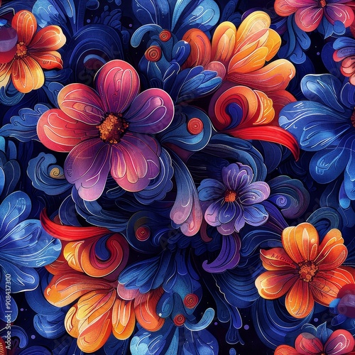 seamless floral pattern