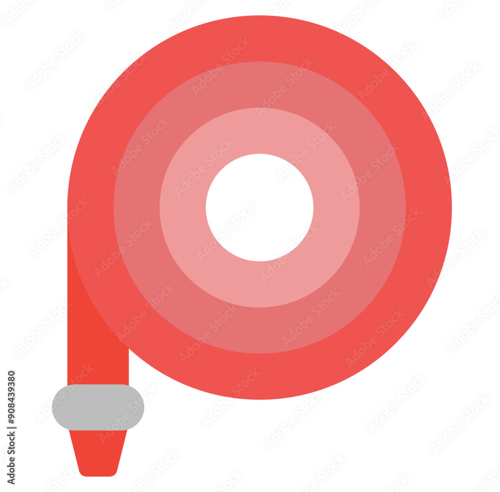 Hose Icon in Flat Style Hose Icon in Flat Style