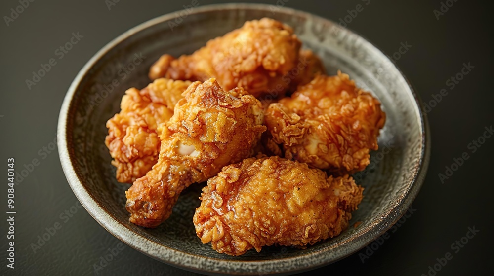 Fried Chicken Drumsticks in a Bowl - Food Photography