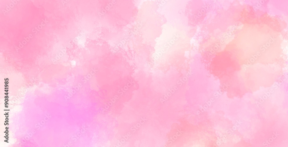Fototapeta premium Pink watercolor background texture colorful