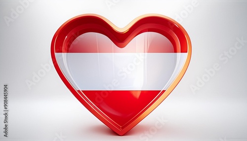 Free Download AUSTRIA FLAG IN LOVE - GFXLoad