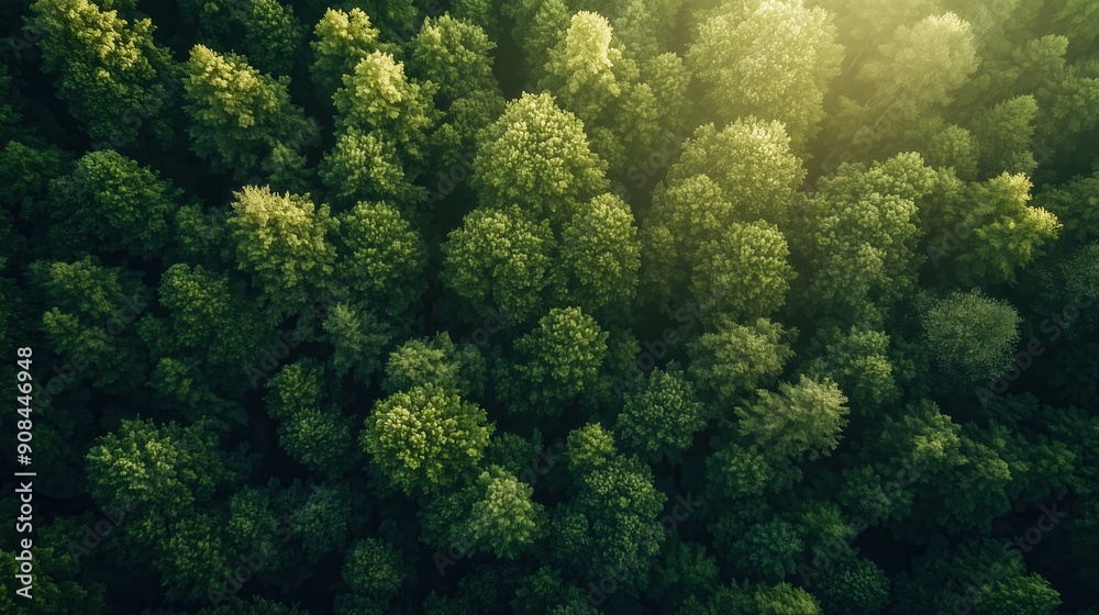 a lush forest canopy a lush forest canopy