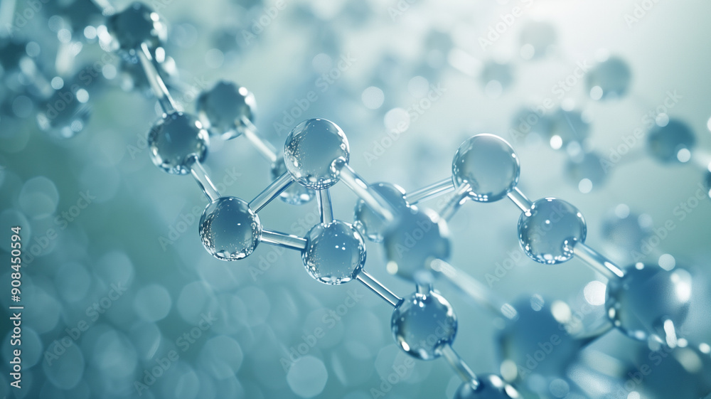 Abstract Molecular Structure Illustration Abstract Molecular Structure Illustration