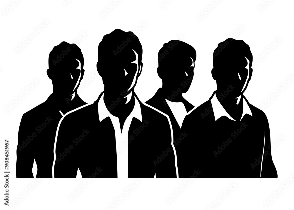 Versatile Man Silhouettes: Perfect for Graphic Design and Art Projects Versatile Man Silhouettes: Perfect for Graphic Design and Art Projects