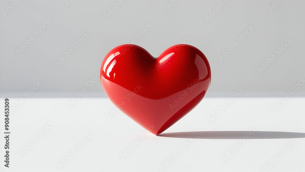 red colour heart copy space ganrative.ai red colour heart copy space ganrative.ai