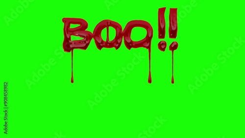 A spooky red title drenched in blood on a black background. Perfect for Halloween, it creates a scary and eerie atmosphere, ideal for haunted houses, horror events, parties, or spooky-themed projects.