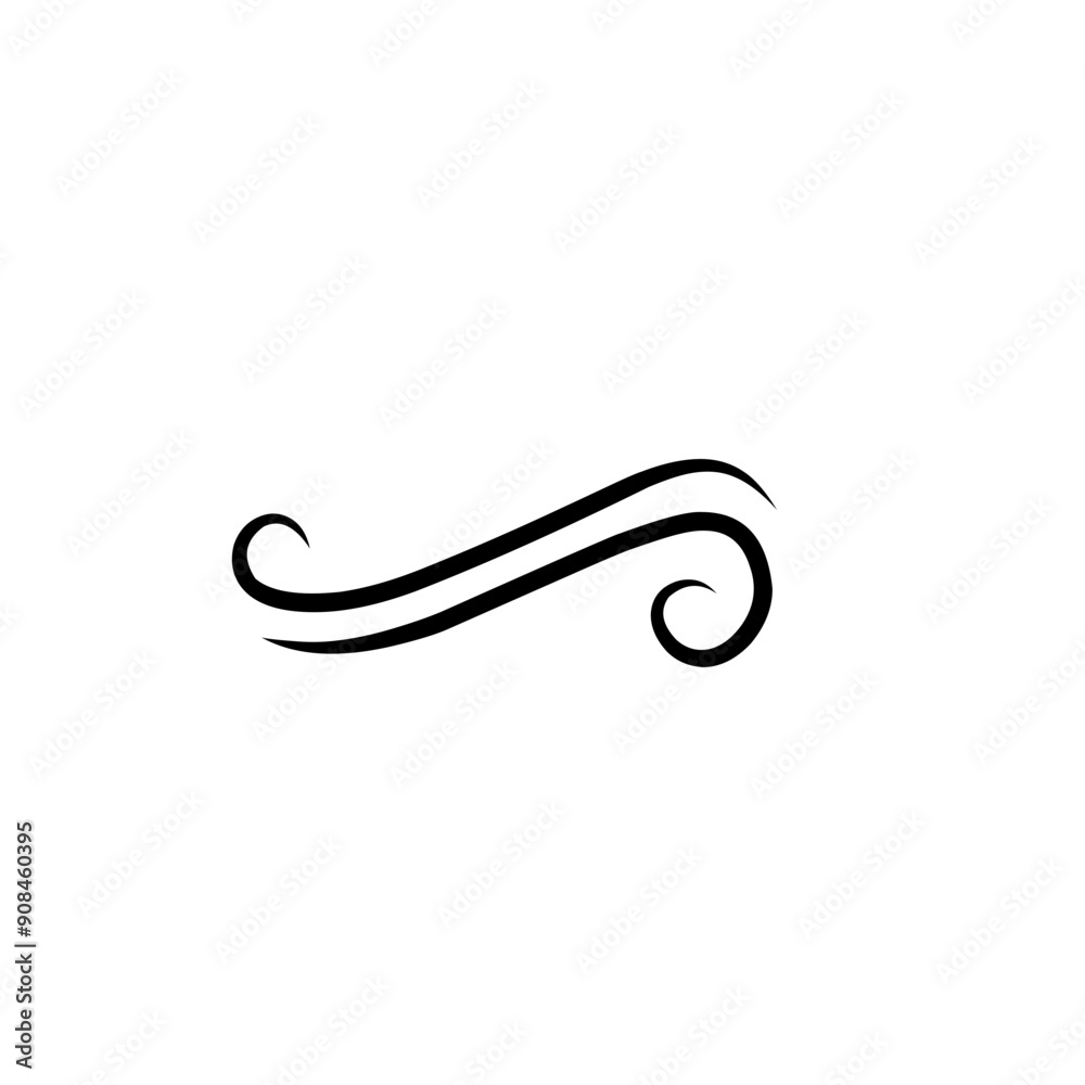 Swirl ornament stroke decoration Swirl ornament stroke decoration
