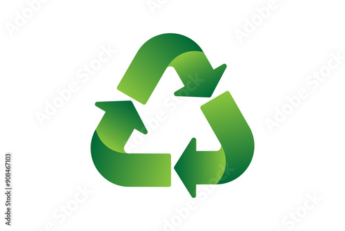 recycle symbol icon vector