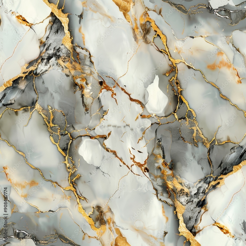 Abstract Marble Texture with Golden Veins Abstract Marble Texture with Golden Veins