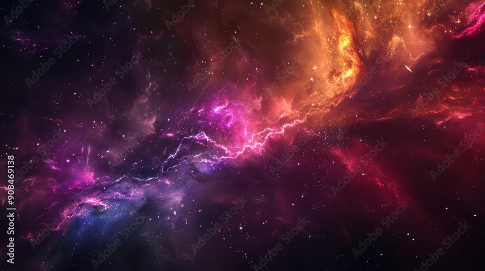A mesmerizing galaxy background with swirling stars, vibrant nebulae, and cosmic dust, depicting the vastness and beauty of the universe, perfect for sci-fi themes, space-related projects, and A mesmerizing galaxy background with swirling stars, vibrant nebulae, and cosmic dust, depicting the vastness and beauty of the universe, perfect for sci-fi themes, space-related projects, and