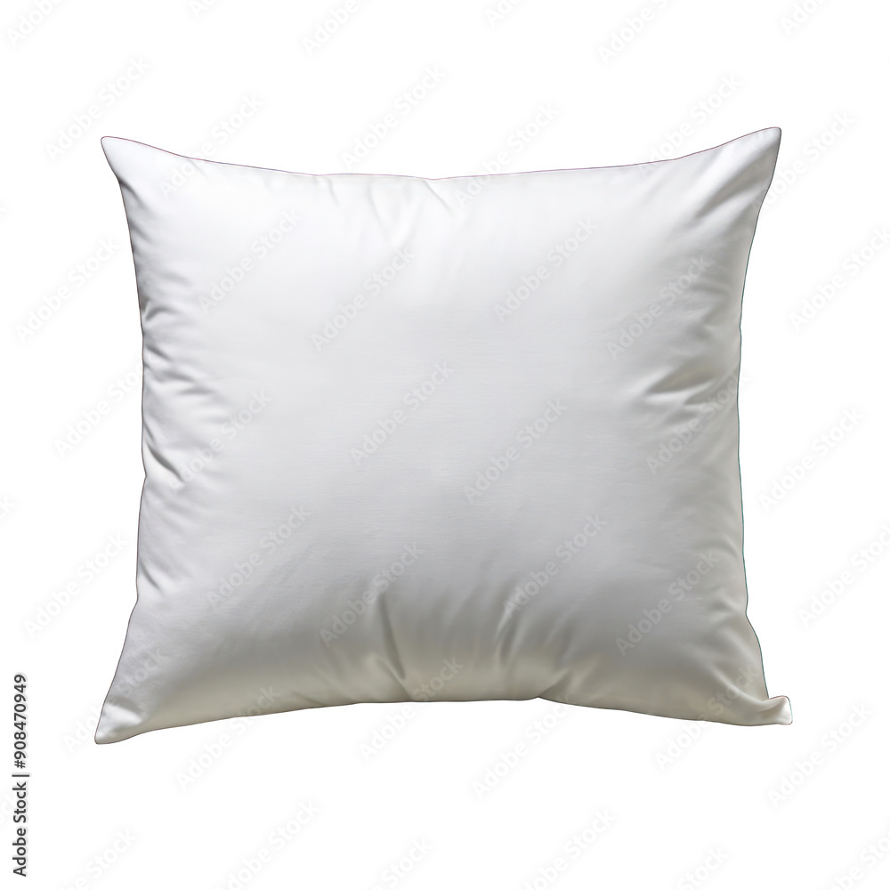 White soft pillow isolated on transparent background White soft pillow isolated on transparent background