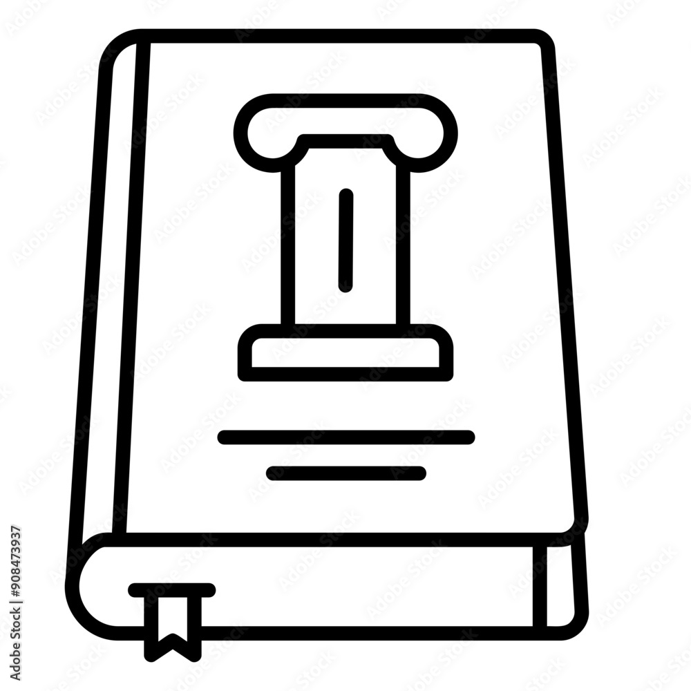History book icon for reading and reference History book icon for reading and reference