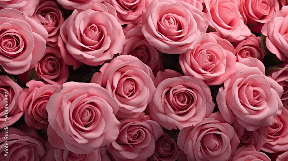 High definition 8K wallpaper of a bouquet of pink roses, stock photo High definition 8K wallpaper of a bouquet of pink roses, stock photo