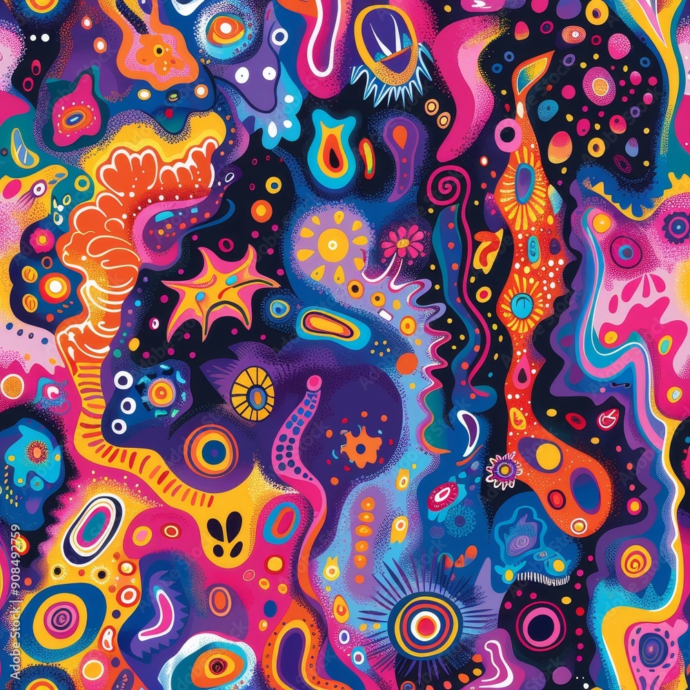 Psychedelic Abstract Art: A Kaleidoscope of Colors Psychedelic Abstract Art: A Kaleidoscope of Colors