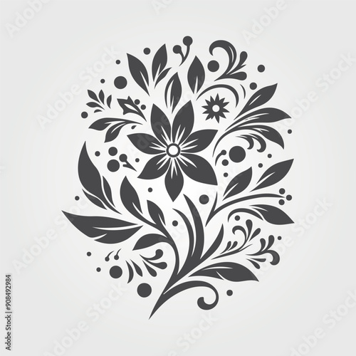  flower and leaves background collection