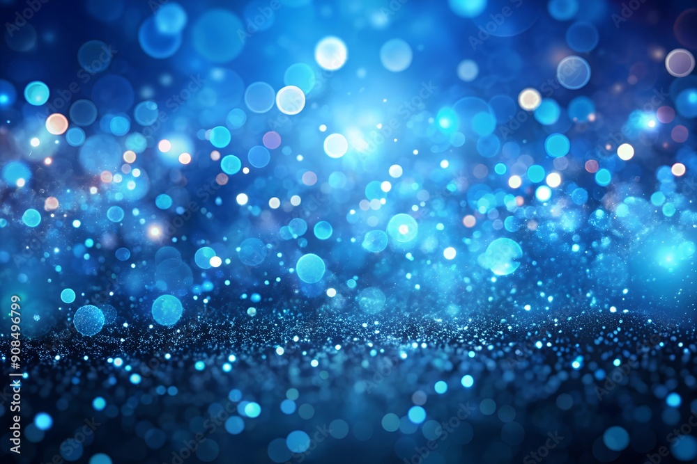 Enchanting Blue Glow Particle Abstract Bokeh Background: Perfect for Stunning Visuals Enchanting Blue Glow Particle Abstract Bokeh Background: Perfect for Stunning Visuals
