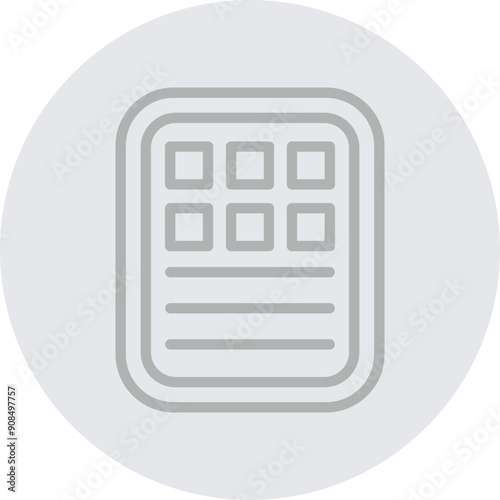 Storyboard Vector Line Grey Circle Grey
