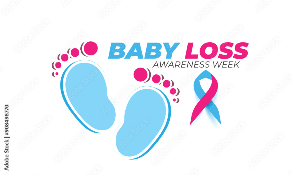 Baby Loss Awareness Week. background, banner, card, poster, template. Vector illustration. Baby Loss Awareness Week. background, banner, card, poster, template. Vector illustration.