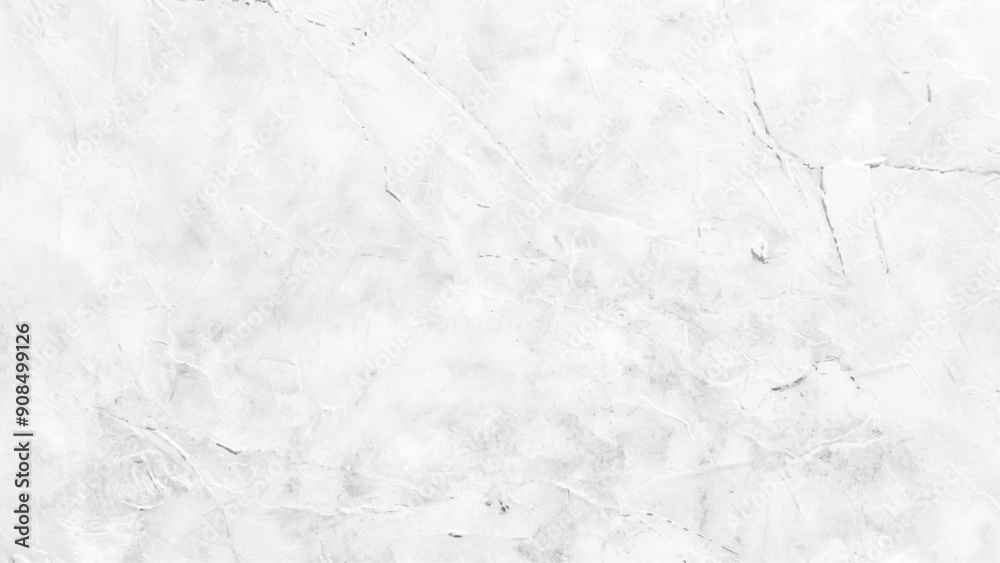 Naklejka premium Seamless white rough concrete wall texture background. Empty hand painted, linen, photography backdrop, background with copy space,