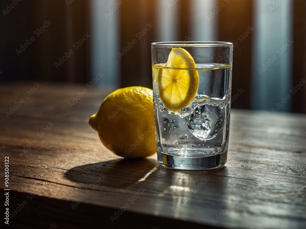 glass of lemonade glass of lemonade