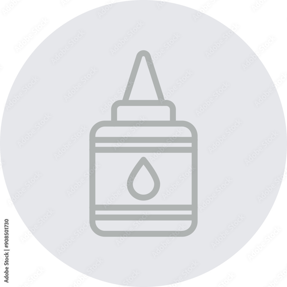 Pyodine Vector Line Grey Circle Grey