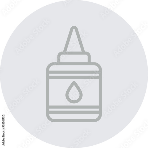 Pyodine Vector Line Grey Circle Grey