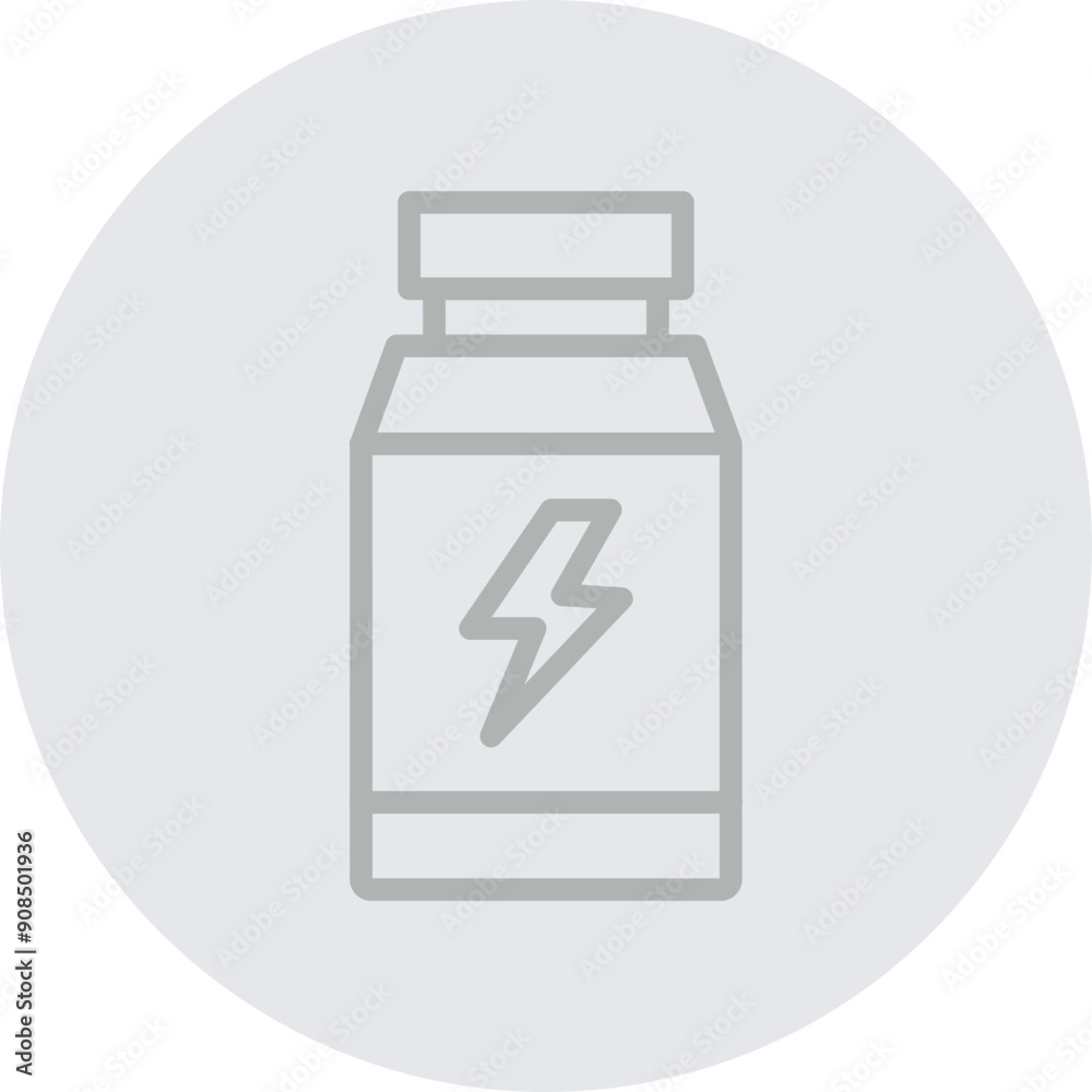 Supplement Vector Line Grey Circle Grey Supplement Vector Line Grey Circle Grey
