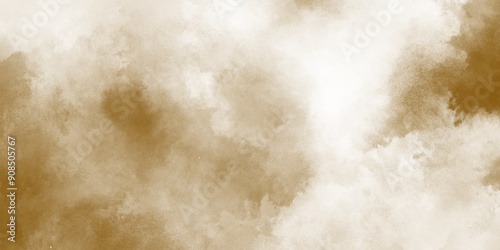 Abstract orange  brow watercolor splash isolated on white background. Old paper faded and worn texture background with muted colors, beige, Old Paper Texture and Elements.