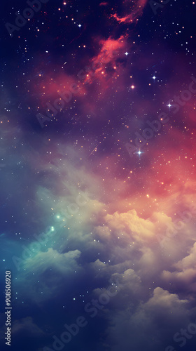 Wallpaper Mural Digital galaxy starry sky night sky abstract graphic poster background Torontodigital.ca
