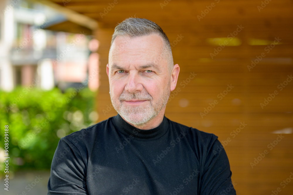 Mature Man with a Thoughtful Expression Mature Man with a Thoughtful Expression