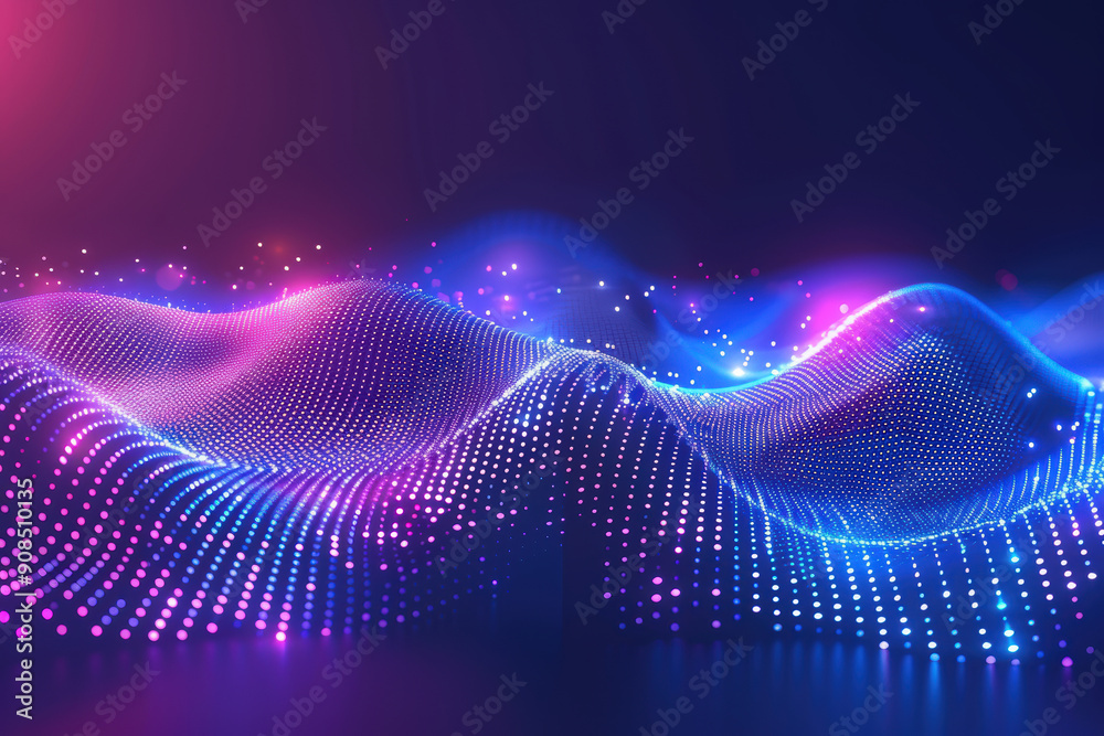 Blue and Purple Gradient Abstract Digital Art Blue and Purple Gradient Abstract Digital Art