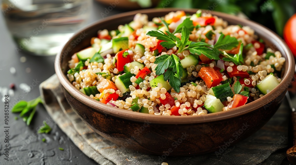Quinoa salad with vegetables Quinoa salad with vegetables