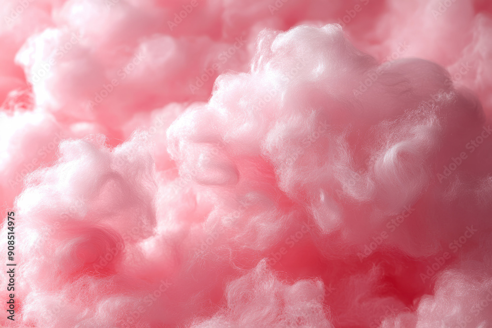 Seamless Cotton Candy Pink Pattern Seamless Cotton Candy Pink Pattern