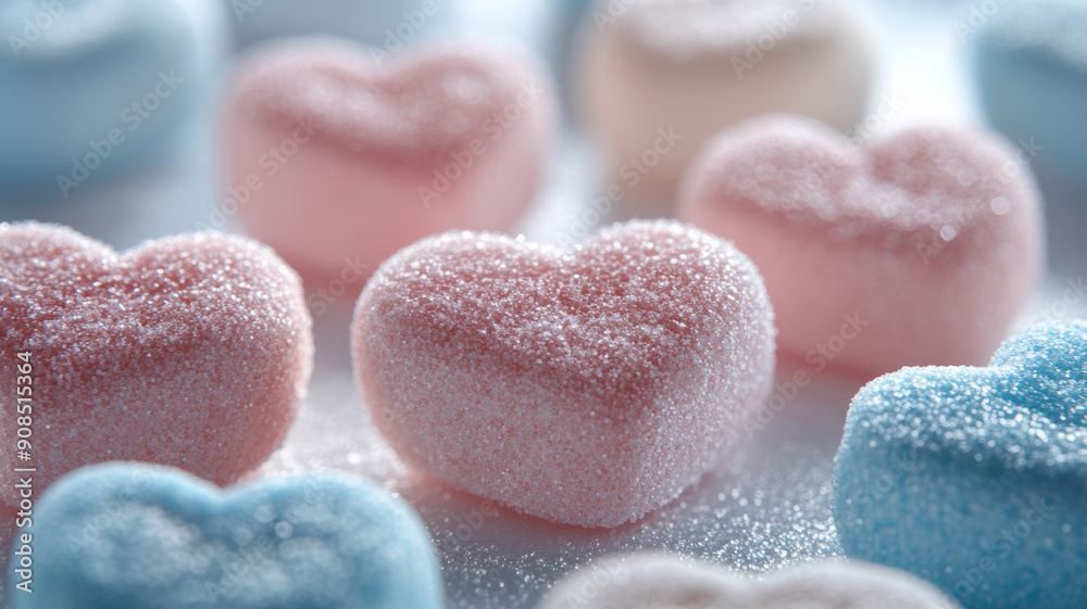 Colorful Pastel Marshmallow Background Colorful Pastel Marshmallow Background