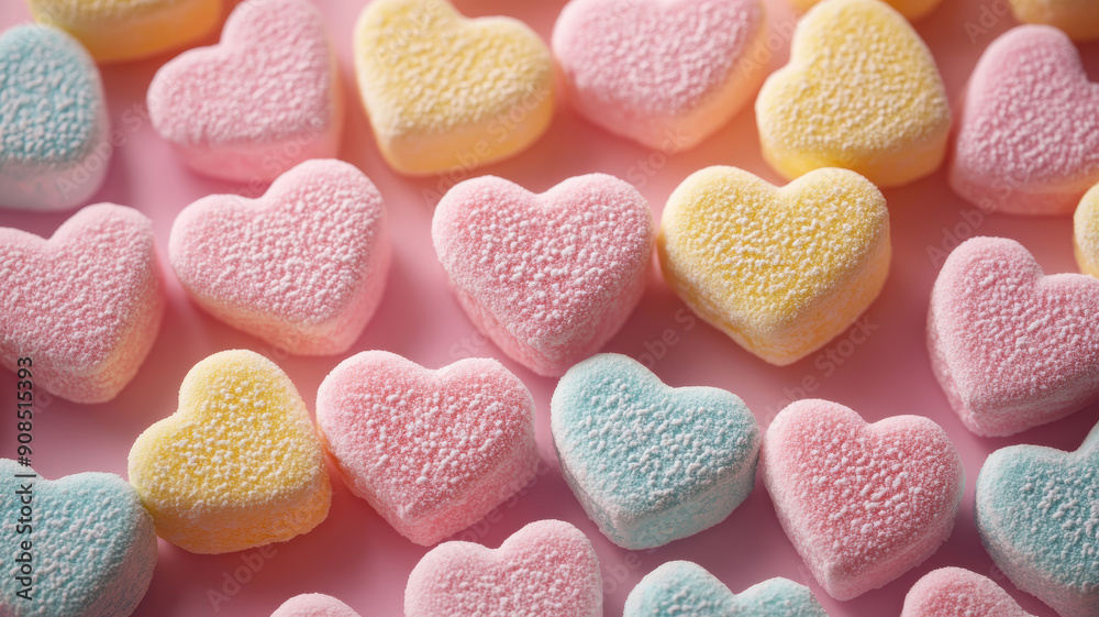Pastel Marshmallow Texture Close-up