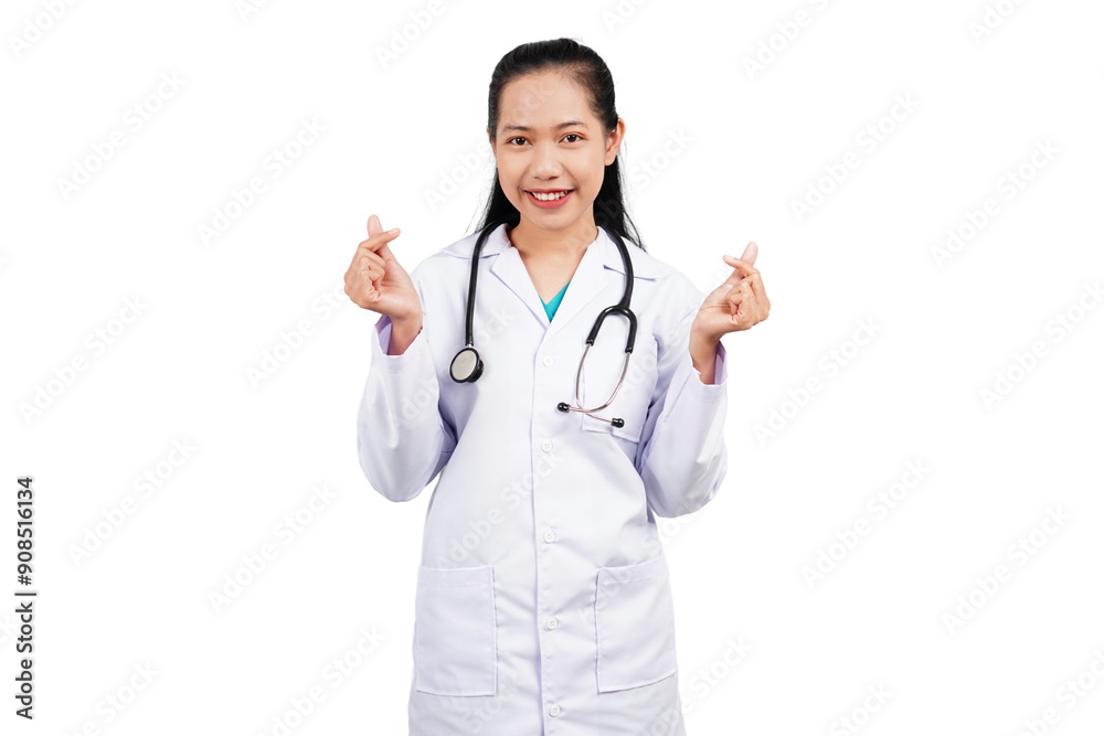 Female doctor isolated transparent Female doctor isolated transparent