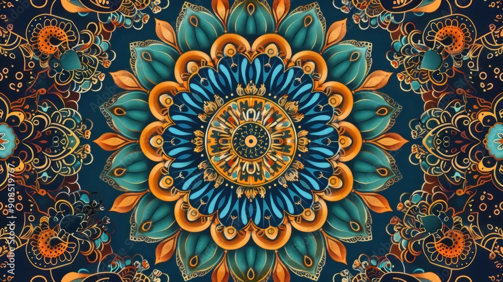 Mandala design ornament illustration circular lotus leaf Mandala design ornament illustration circular lotus leaf