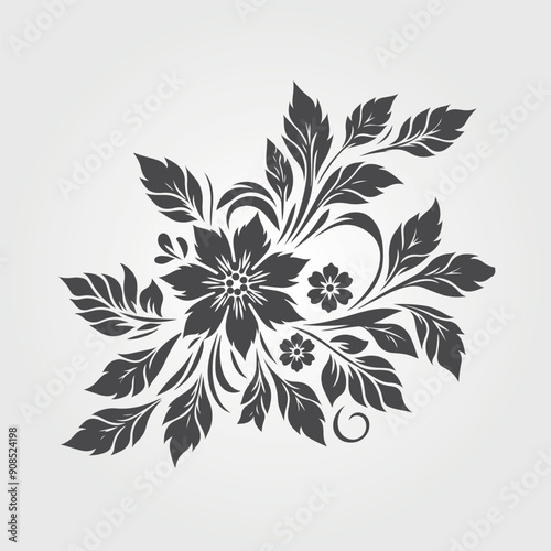  flower and leaves background collection