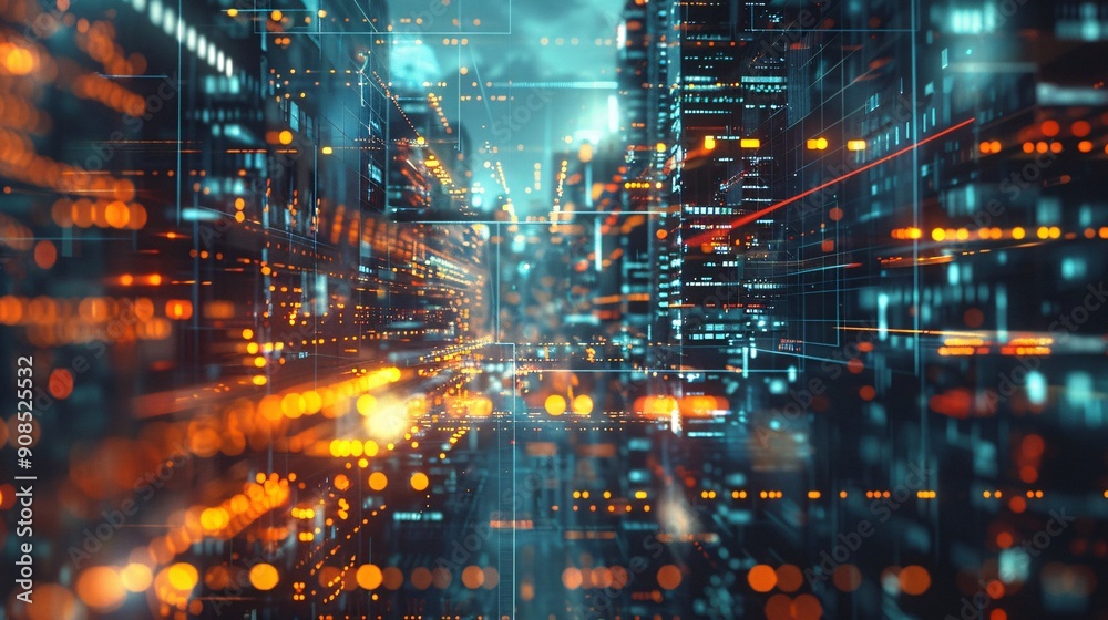 Accelerating Business Triumph in Futuristic Digital Art Accelerating Business Triumph in Futuristic Digital Art