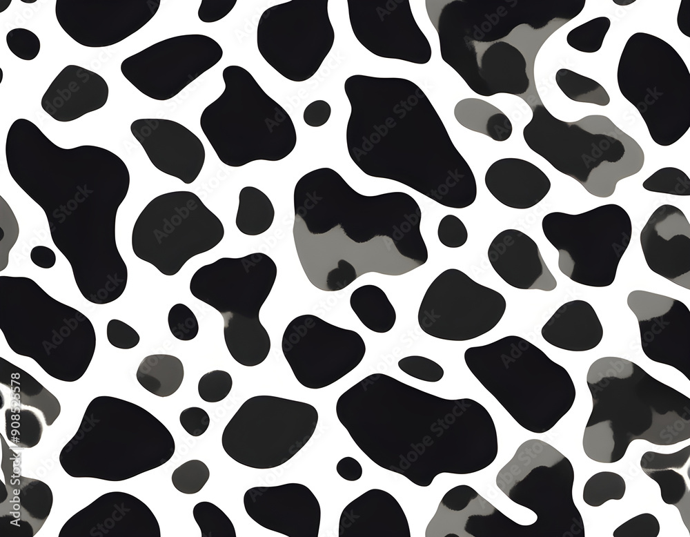 big Cow hide seamless patternCow skin pattern with smooth background. big Cow hide seamless patternCow skin pattern with smooth background.