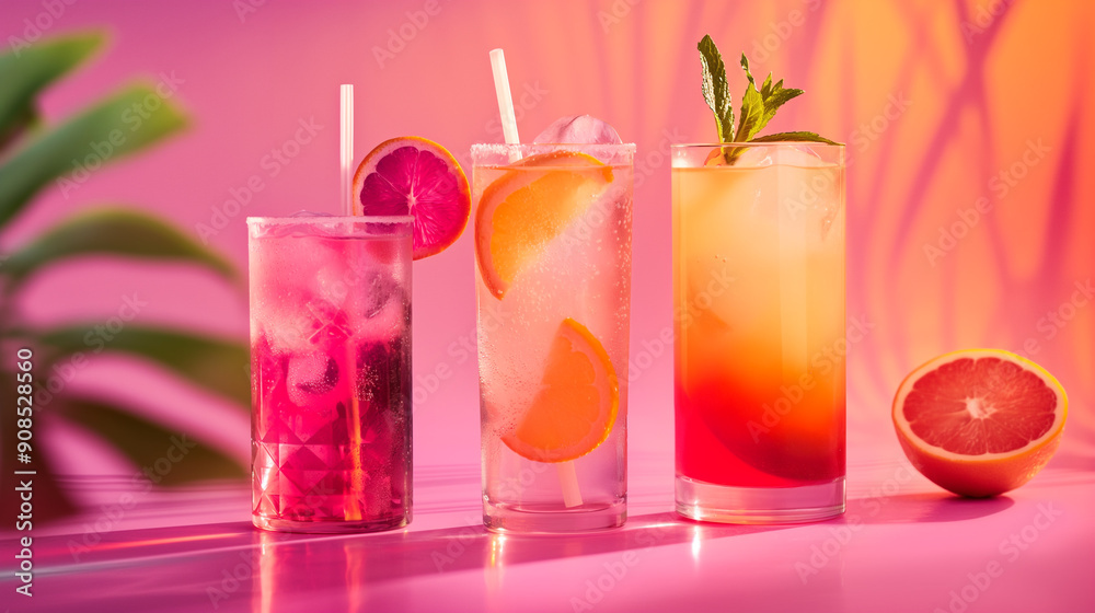 Tropical 3D Summer Drink Set A Collection of Refreshing Beverages
Tropical 3D Summer Drink Set A Collection of Refreshing Beverages