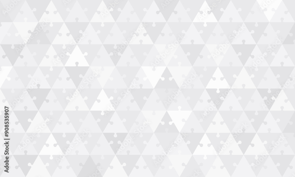 Puzzle pieces template with geometric triangle shapes. Abstract jigsaw pattern. Puzzle pieces template with geometric triangle shapes. Abstract jigsaw pattern.