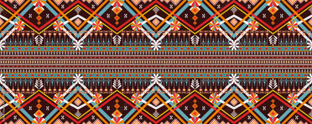 Bright Ethnic Patterns Embroidery. Bright Ethnic Patterns Embroidery.