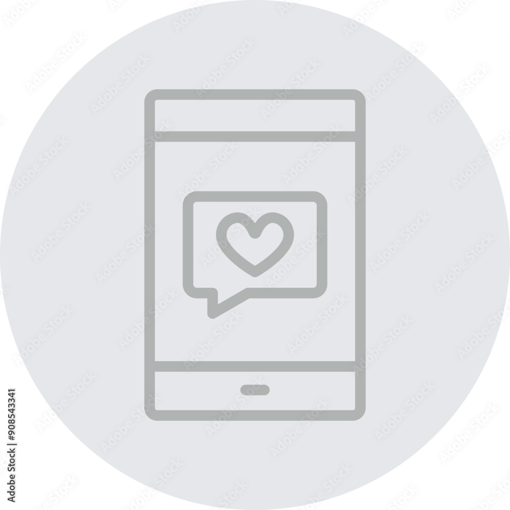 Favourite Vector Line Grey Circle Grey Favourite Vector Line Grey Circle Grey