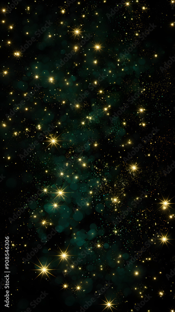 custom made wallpaper toronto digitalDigital green glowing stars abstract graphic poster background