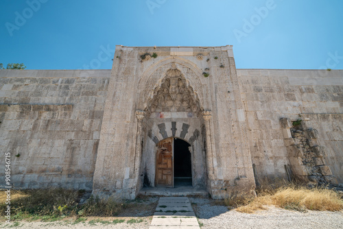 Susuz Caravanserai, built by Giyaseddin Keykubad Bin Keyhusrev, located on the Antalya Burdur road. Susuz kervansarayi photo